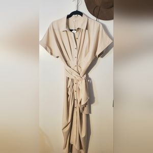 made with ❤️ - Cream Dress - Sz SMALL